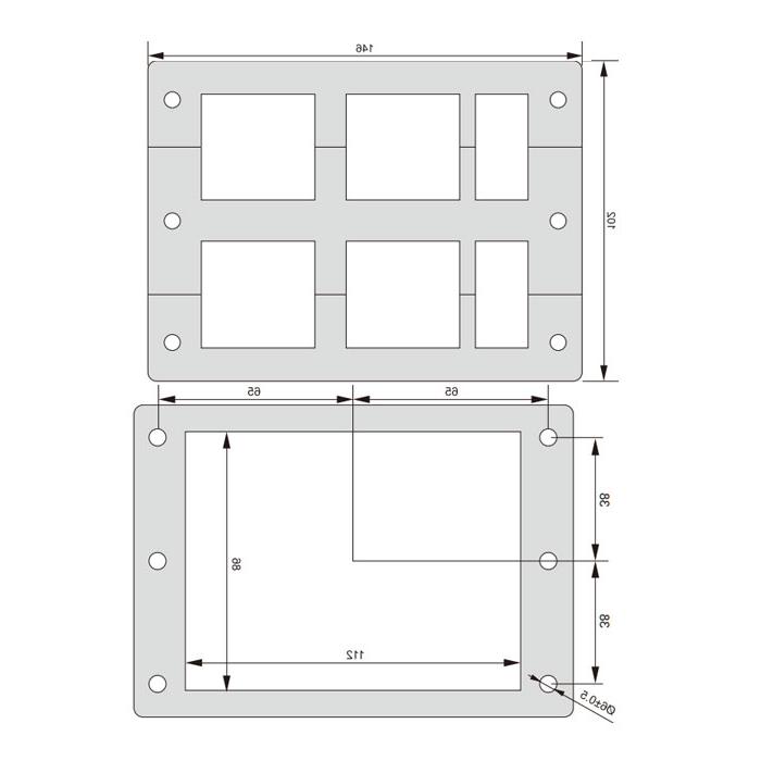 Stripping type cable threading board, kit (including CM module), KPL 48/20C, 98200000